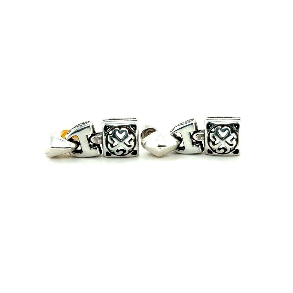 Brighton Silver Tone Tribeca Door Knocker Earrings